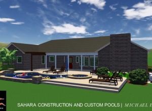 Custom Pool, Spa & Pergola | Rankin Family | Sahara Construction